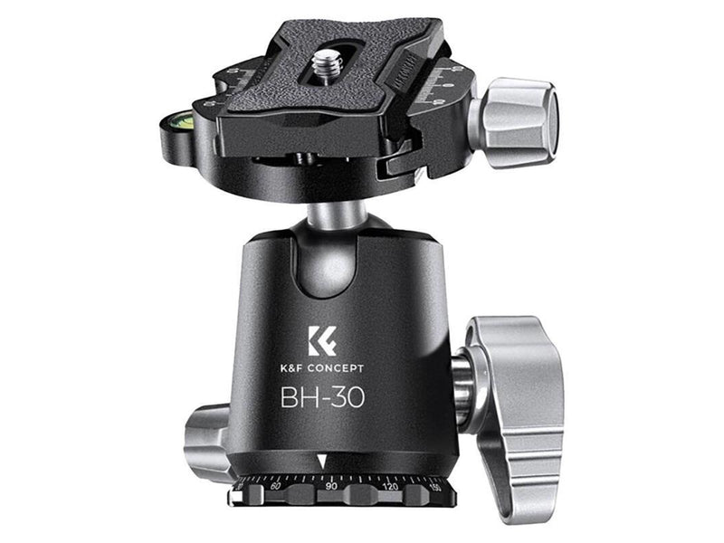 K&F Concept Tripod X254C4+BH-30