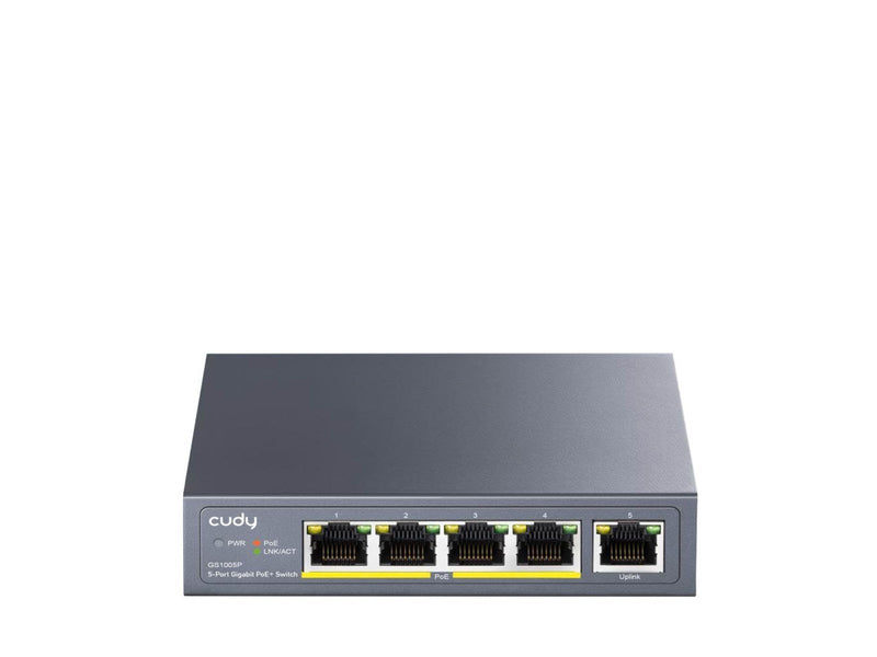 Cudy GS1005P 5-Port Gigabit PoE Switch