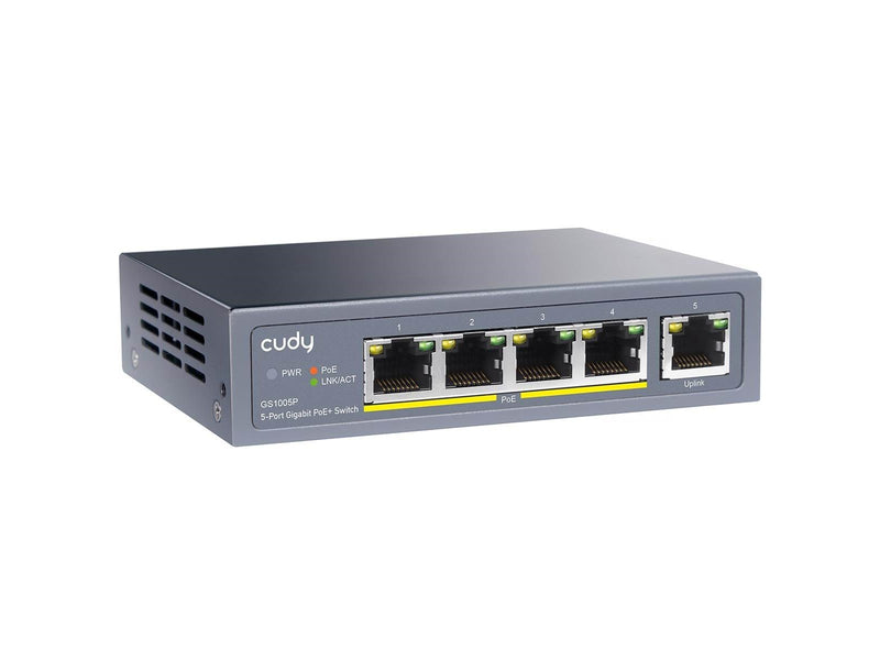 Cudy GS1005P 5-Port Gigabit PoE Switch