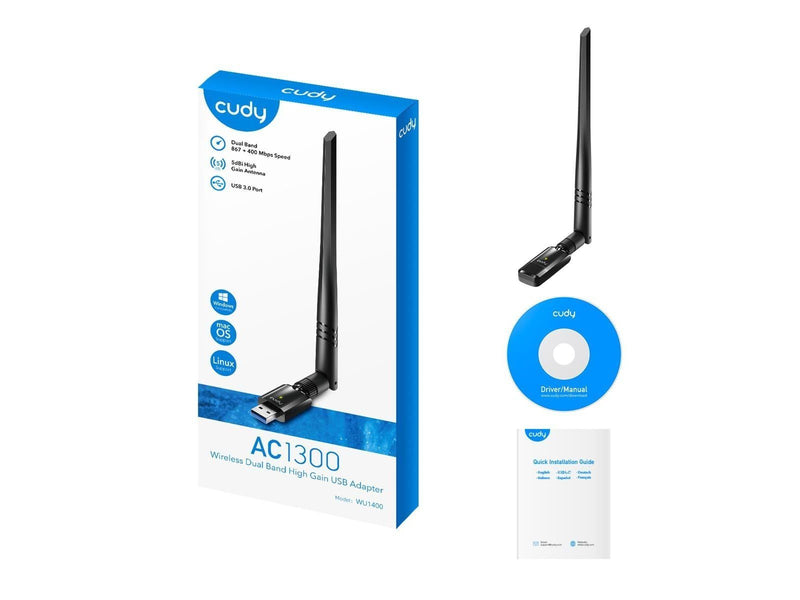 Cudy WU1400 USB Wi-Fi 5 Adapter