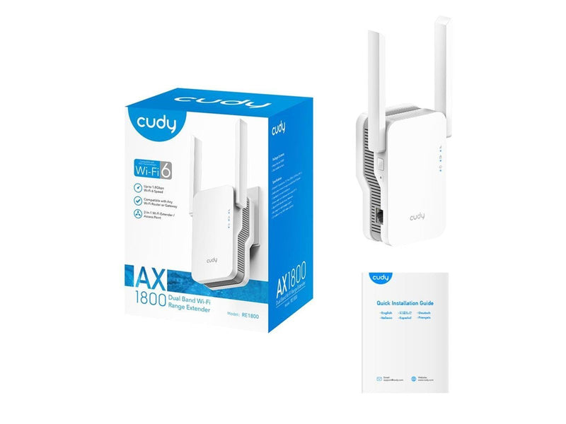 Cudy RE1800 Wi-Fi 6 Range Extender