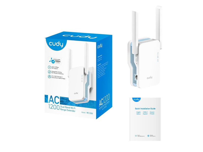 Cudy RE1200 Wi-Fi 5 Range Extender