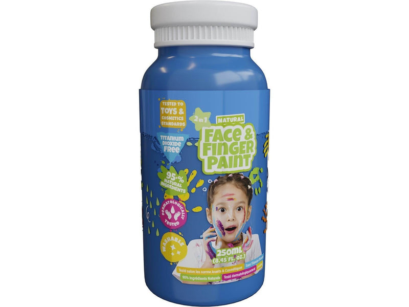 Boti Natural Face & Fingerpaint Bottle - Blue 250ml