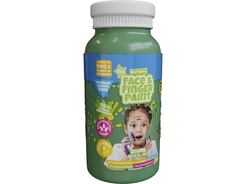 Boti Natural Face & Fingerpaint Bottle - Green 250ml