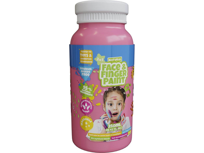 Boti Natural Face & Fingerpaint Bottle - Pink 250ml