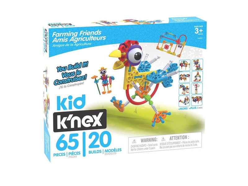 K'Nex - Kid Knex Farmin Friends Building Set 65pcs.