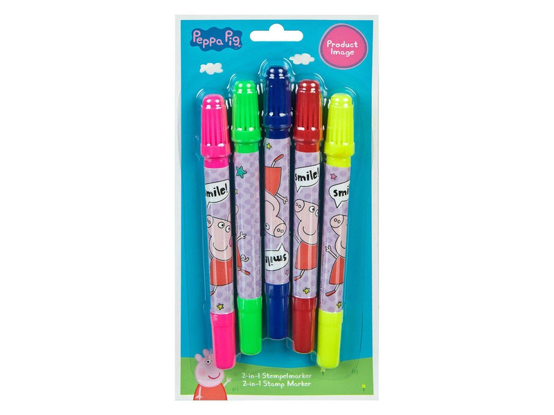 Undercover - Stamp pen 2in1 Peppa Pig 4 pcs.