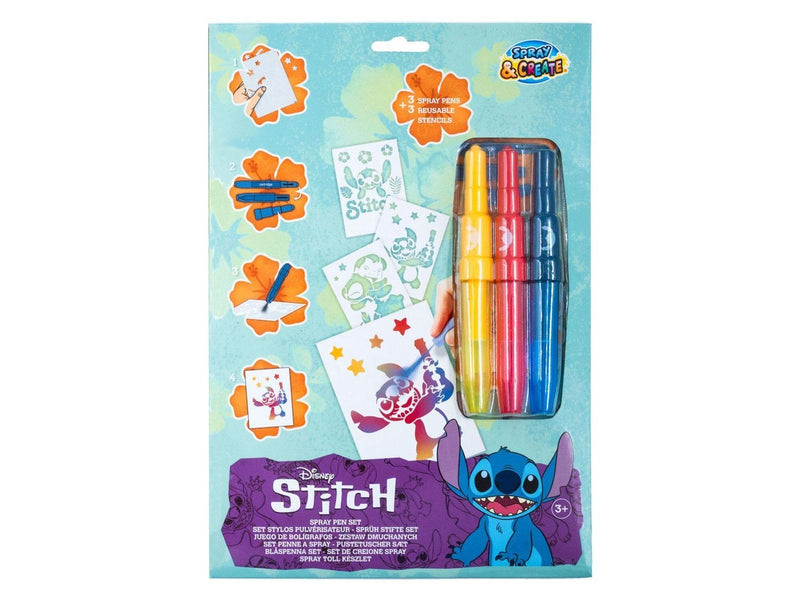 Canenco - Stitch Blow Pens with 3 Stencils Set