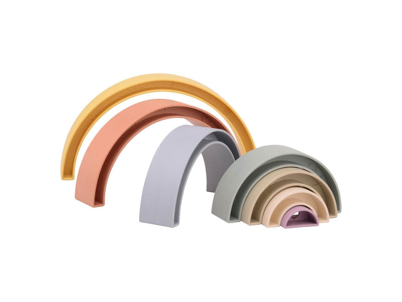 Johntoy Happy World Plastic Stack Rainbow
