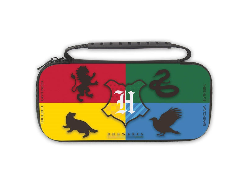 Trade Invaders Harry Potter - XL Bag for Switch and Switch Oled - Multicolor - 4 Houses - Miscellaneous Bag - Nintendo Switch