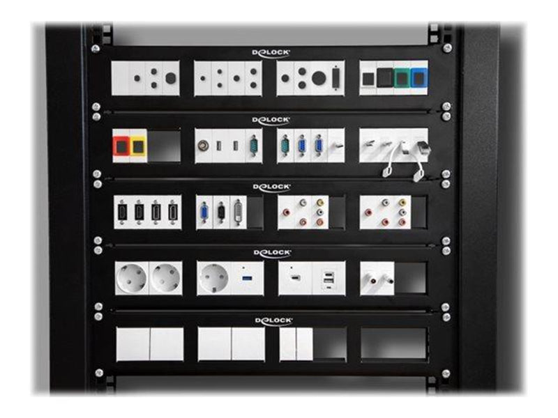 DeLOCK Patch Panel - 2U - 19"
