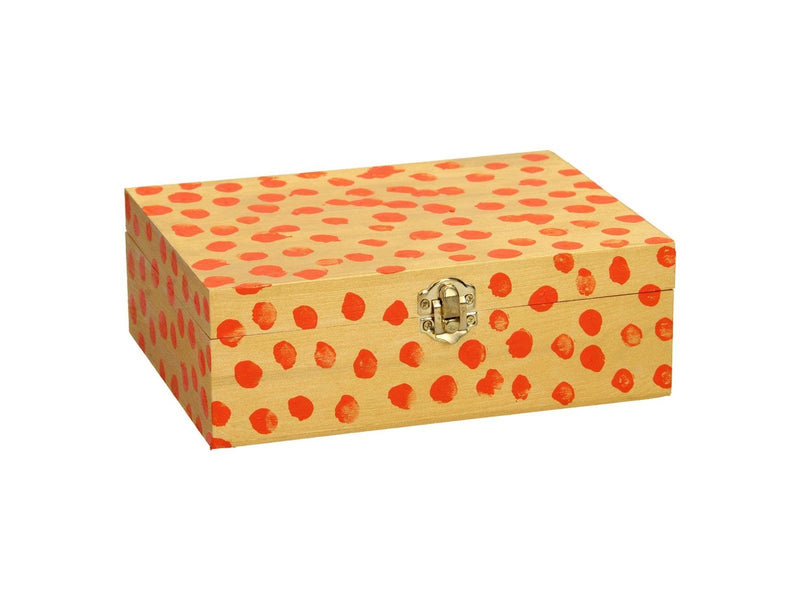 Playwood - Decorate your own Wooden Tea Chest 6 compartments