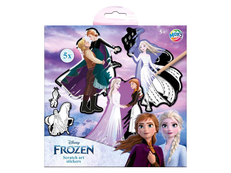 Creative Craft Group - Scratch Art Stickers - Frozen 6 pcs.