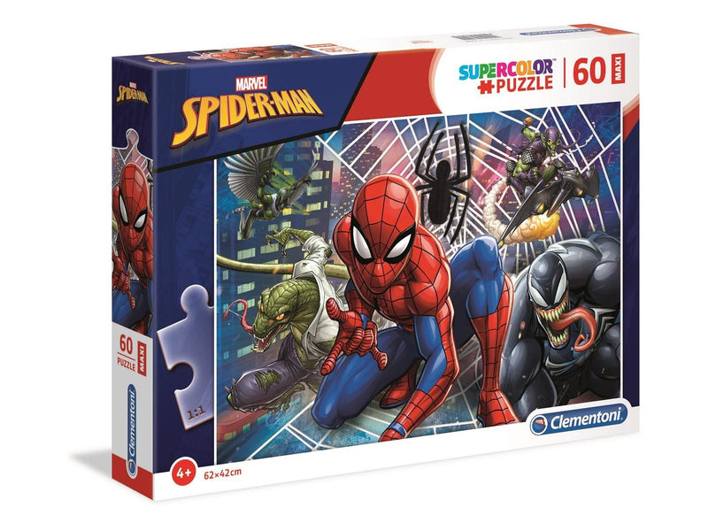Clementoni Marvel Spider-Man Super Colour Maxi Jigsaw Puzzle (60)