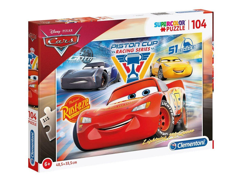 Clementoni Jigsaw Puzzle Super Color Cars 104pcs. Boden