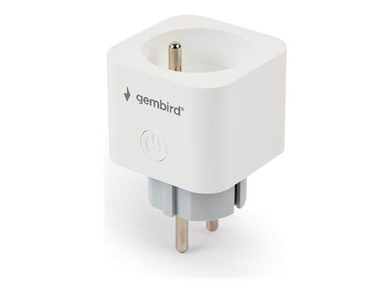 Gembird - smart plug - with power metering - 802.11b/g/n - white