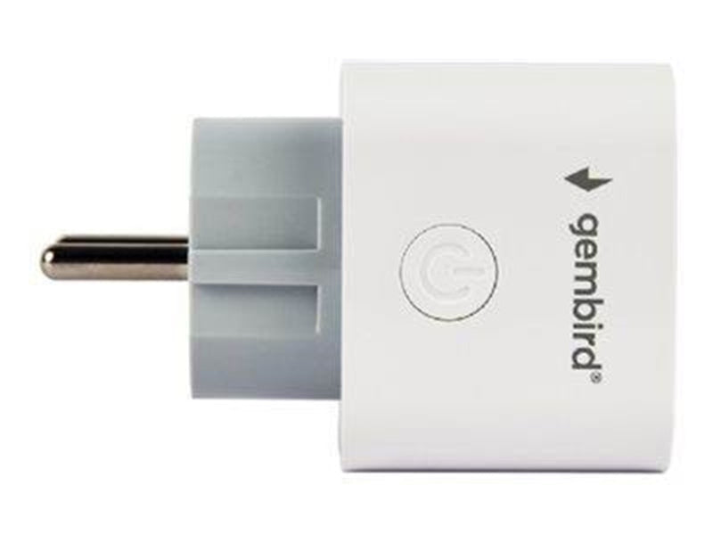 Gembird - smart plug - with power metering - 802.11b/g/n - white