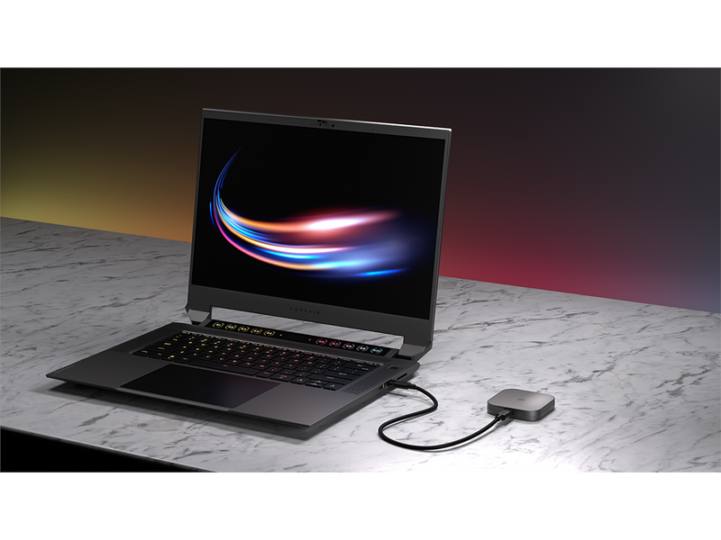 Corsair EX400U Portable SSD - 1TB - Extern SSD - Grau - USB4