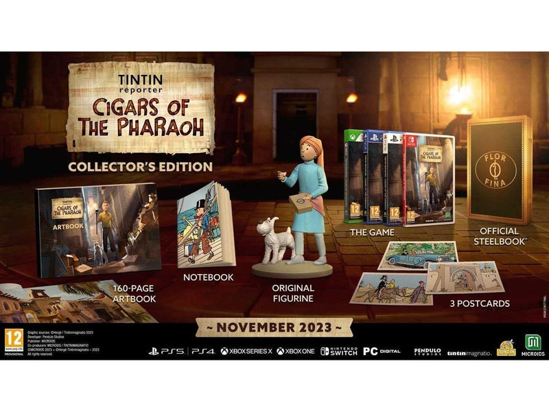 Tintin Reporter: Cigars of the Pharaoh (Collector's Edition) - Sony PlayStation 4 - Action - PEGI 12