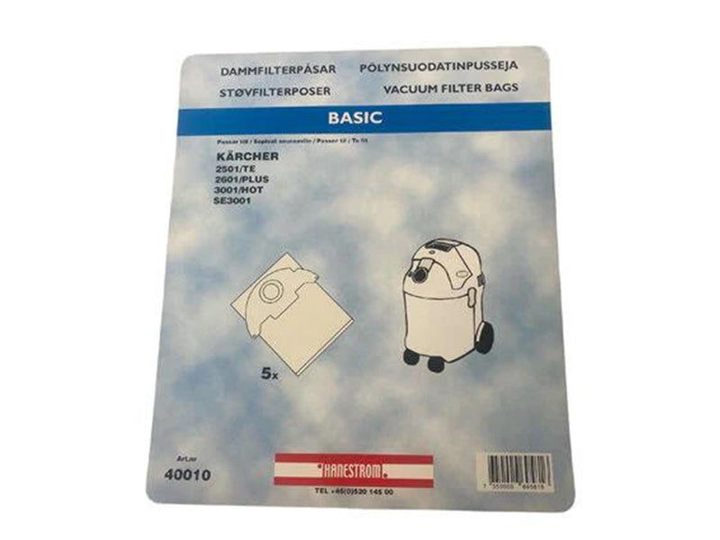 hanestrøm Dustbags To fit Kärcher K2501 K2601 5P