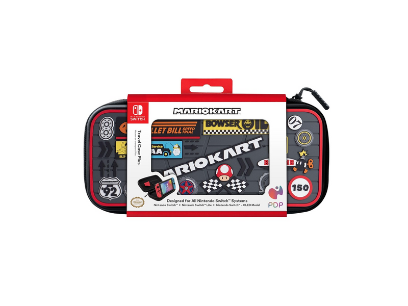 PDP Deluxe Travel Case Mario Kart Averts Licensed - Miscellaneous Bag - Nintendo Switch