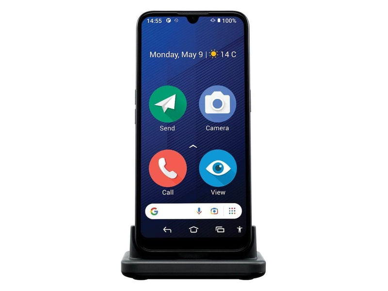 Doro 8210 64GB/4GB - Dark Blue with Cradle