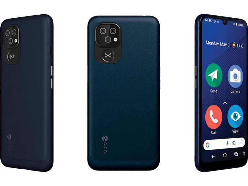 Doro 8210 64GB/4GB - Dark Blue with Cradle