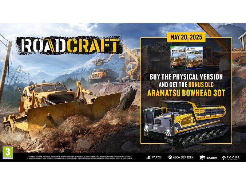 RoadCraft - Sony PlayStation 5 - Simulator - PEGI 3