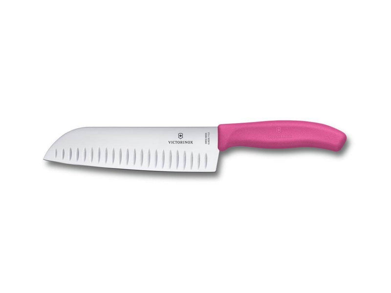 Victorinox SwissClassic Santoku Knife 17 cm - Pink
