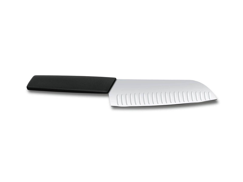 Victorinox Swiss Modern Santoku Knife - 17 cm - Black