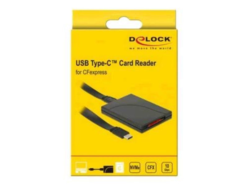 DeLOCK USB Type-C Card Reader for CFexpress Memory Cards