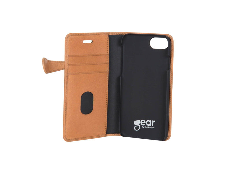 Buffalo Wallet Leather for iPhone 6/6S - Cognac