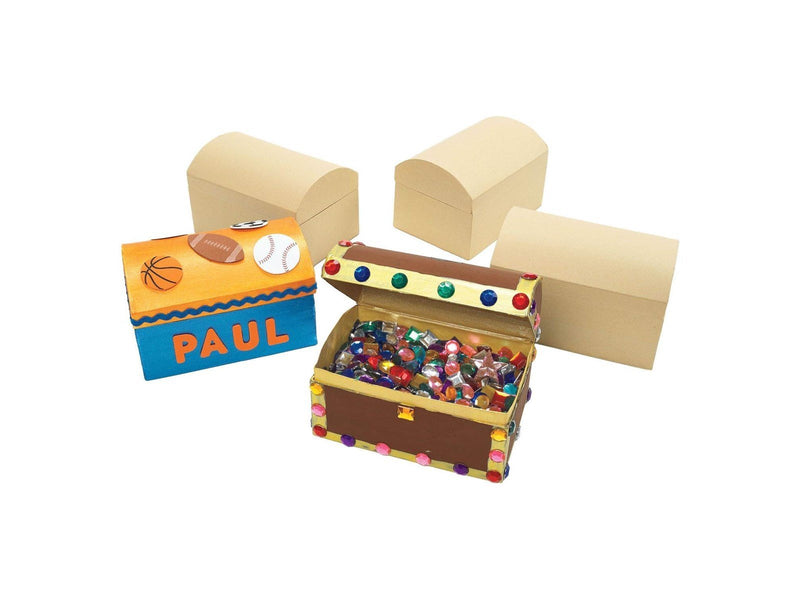 Colorations - Decorate your own Treasure Chest Set of 12