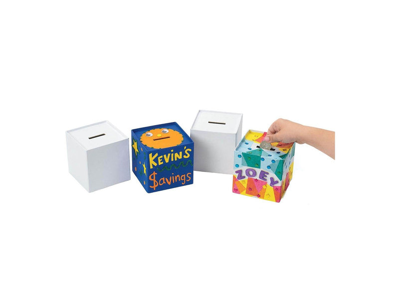 Colorations - Decorate your own Money Box Set of 12