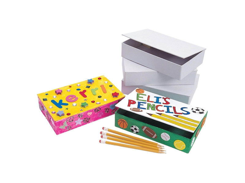Colorations - Decorate your own Pencil Box Set of 12