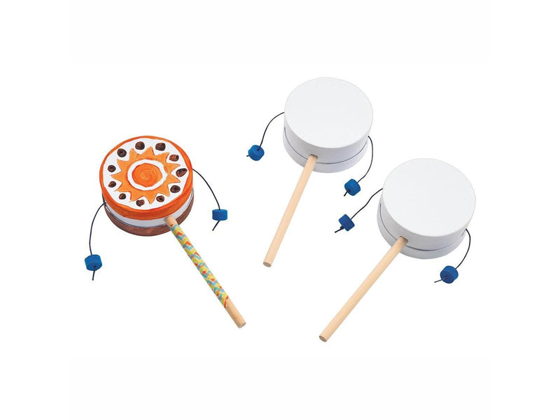 Colorations - Decorate your own Monkey Drum Set of 12