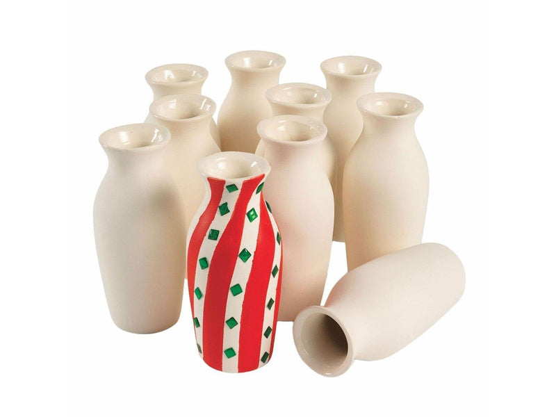 Colorations - Decorate your own Ceramic Vase Set of 12