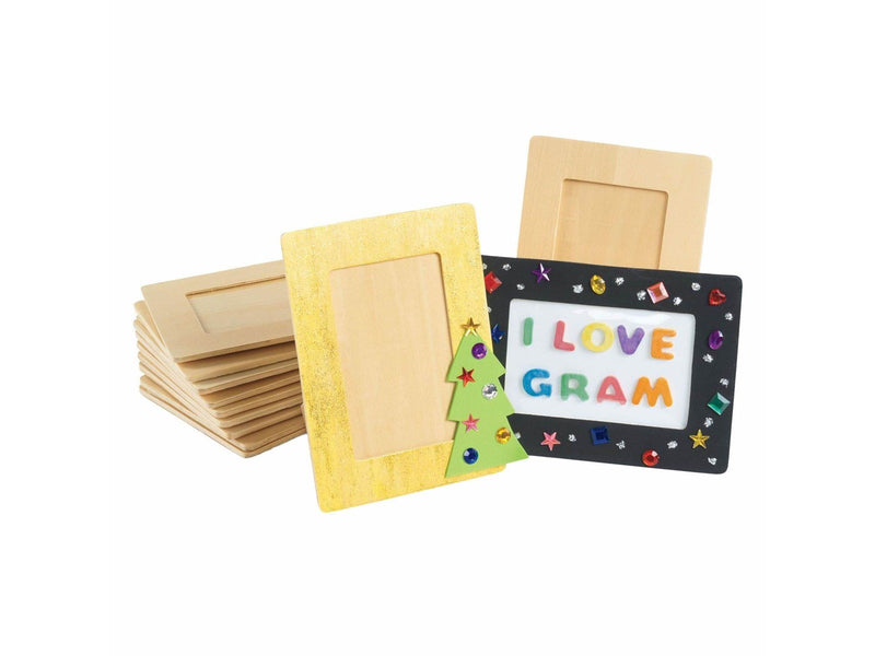 Colorations - Decorate your own Wooden Photo Frame Set of 12