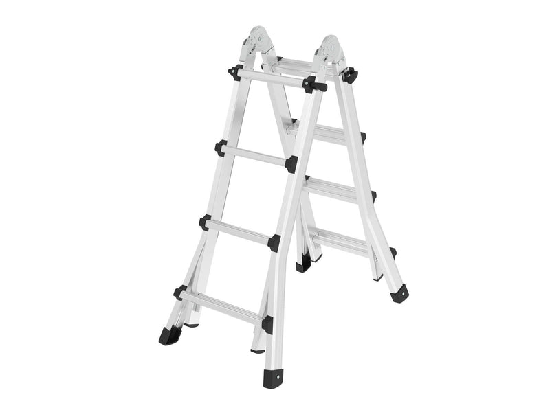 Homeit Telescopic/Wiener ladder 404cm 150kg load - Aluminium