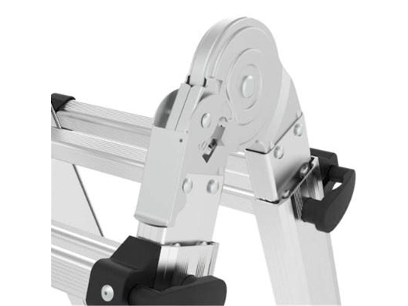 Homeit Telescopic/Wiener ladder 404cm 150kg load - Aluminium