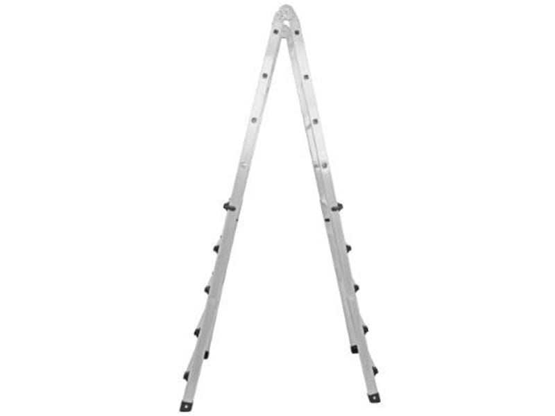 Homeit Telescopic/Wiener ladder 404cm 150kg load - Aluminium