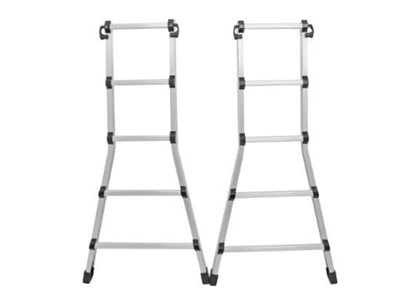 Homeit Telescopic/Wiener ladder 404cm 150kg load - Aluminium