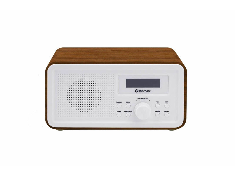 DENVER DAB-30DW Dark Wood - DAB+/FM - Mono