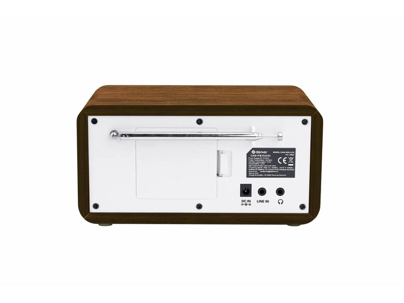 DENVER DAB-30DW Dark Wood - DAB+/FM - Mono
