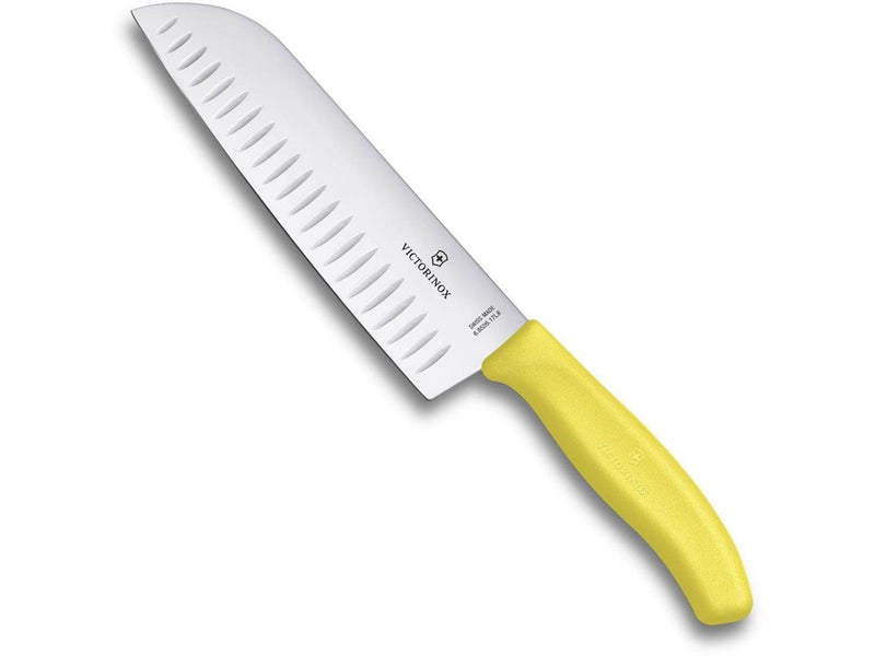 Victorinox Swiss Classic Santoku Knife - 17 cm - Yellow