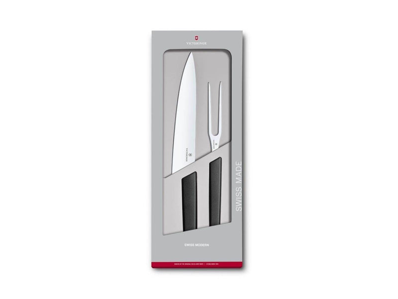 Victorinox Swiss Modern 2-Piece Carving Set - Black