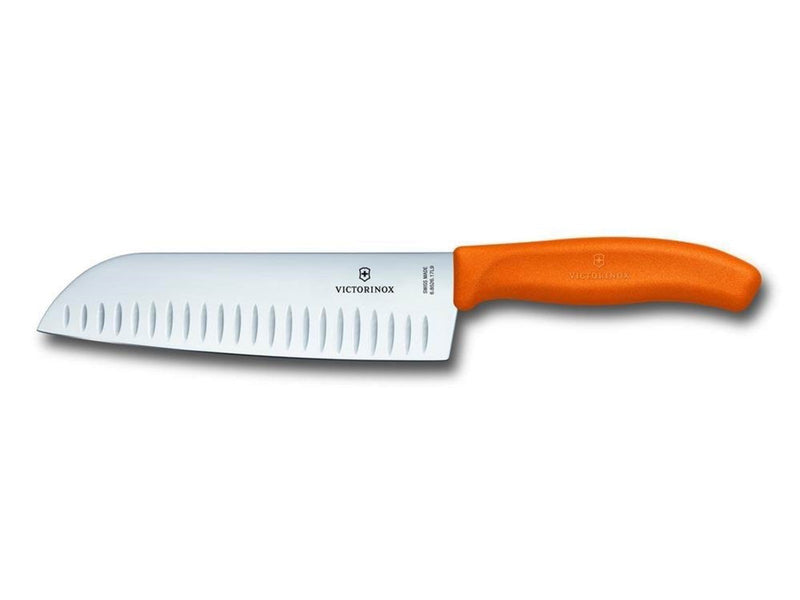Victorinox Swiss Classic Santoku Knife - 17cm - Orange