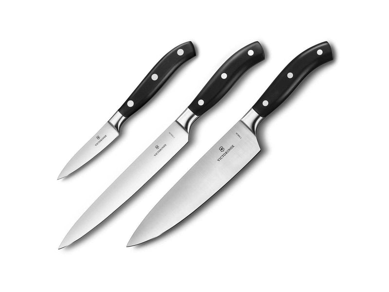 Victorinox Grand Maitre Professional Forged Chef Knife Set 3 Piece