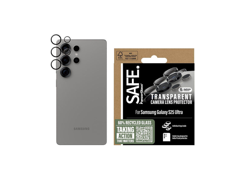 SAFE. by PanzerGlass Camera Lens Protector Transparent Samsung Galaxy S25 Ultra
