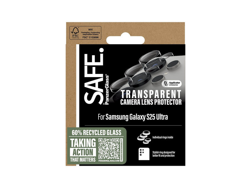 SAFE. by PanzerGlass Camera Lens Protector Transparent Samsung Galaxy S25 Ultra